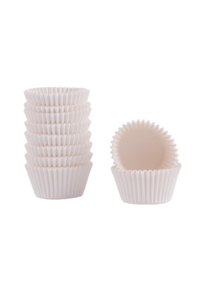3 No Muffin Cupcake Beyaz Kağıt Kapsül 40x30 - 500'lü Kağıt Beyaz Diğer