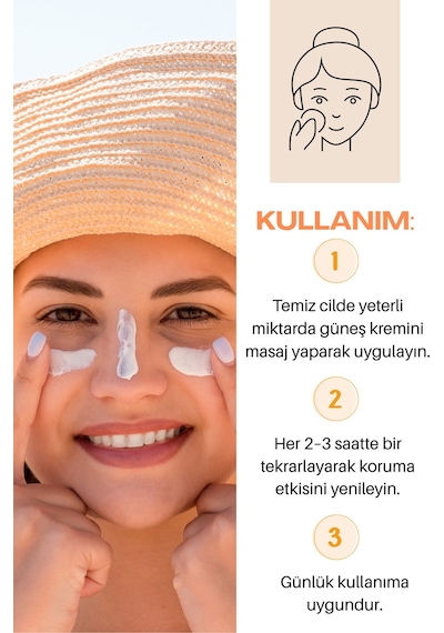 Kuatra Doğal Mineral Bebek-Çocuk-Yetişkin Koruyucu Güneş Kremi SPF50+ 80 ML