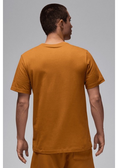 Nike Air Jordan Jumpman Ss Crew Mens Erkek Günlük Tişört Kahverengi