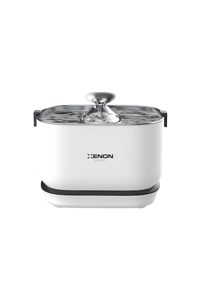 Xenon Smart Kedi Su Pınarı | Bataryalı, Çelik Su Tepsili, Kablosuz, Sensörlü, 5200 mAh, 2.5Lt, Su Çeşmesi (X8652)