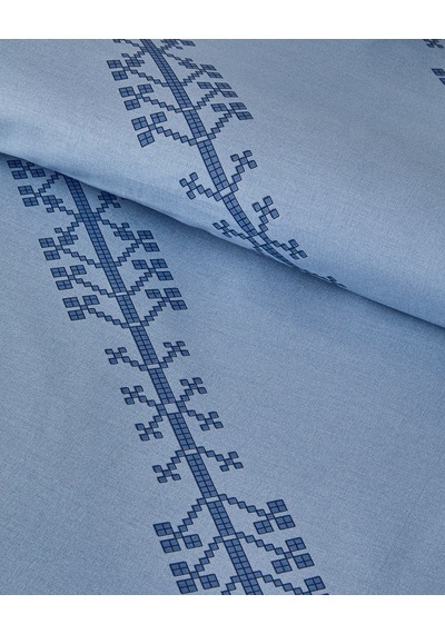 Etamine Line Pamuklu Ranforce King Size Nevresim Seti 240x220 Cm Mavi MAVI Mavi