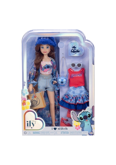 Disney İly 4ever Stitch Temalı Bebek Ve Aksesuarları 22857
