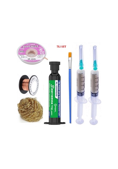 Relıfe Rl-uvh902g Uv Yeşil Jel Yol Kaplama Maskesi Ve Yardımcı Yedili Elektronik Kart Tamir Malzemeleri 2,0mm St02
