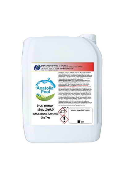 İyon Tutucu / Kireç Çözücü / Sertlik Giderici 5 Lt Anatolıa Pool