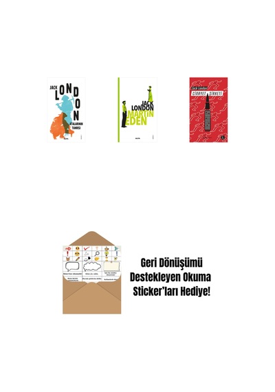Atalarının Tanrısı + Martin Eden + Cinayet Şirketi + Okuma Sticker'ları
