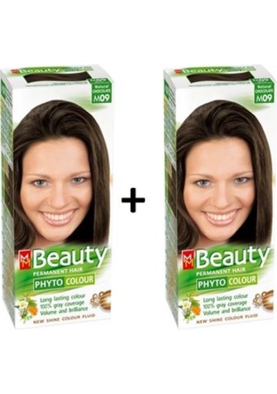 Mm Beauty Saç Boyası Naturel Çikolata Kahve  - M09 -  2 Adet (457305202)