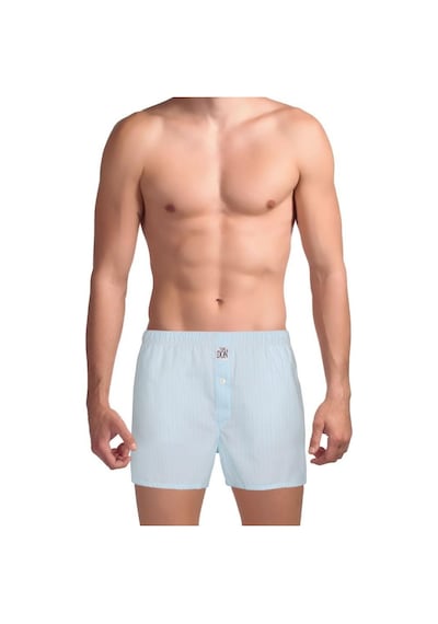 The Don Kalın Çizgili Desen Yırtmaçlı Boxer