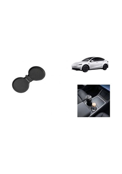 Tesla Model 3 Model Y Standart Juniper 2025+ Uyumlu Orta Bardaklık Pedi Kaymaz Konsol Koruyucu Matı