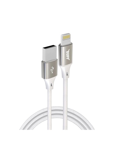 Buff Bl71 Usb Lightning 2.4a 1.2m Data Ve Şarj Kablosu Beyaz