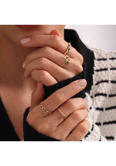 Fine Hermes Yüzük T12887 Renkli