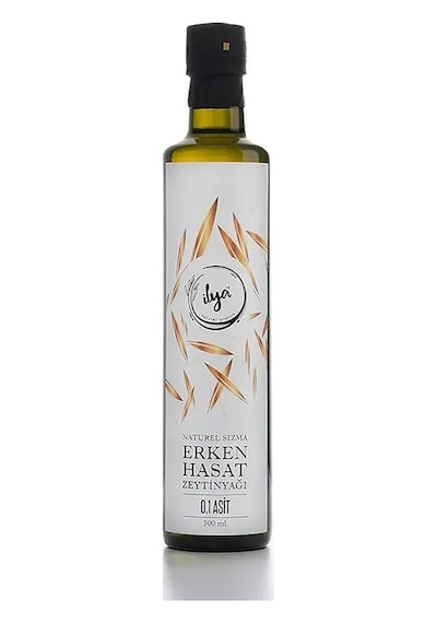 İlya Organik Zeytinyağı Soğuk Sıkım Erken Hasat 0.1 Asit 500 ML