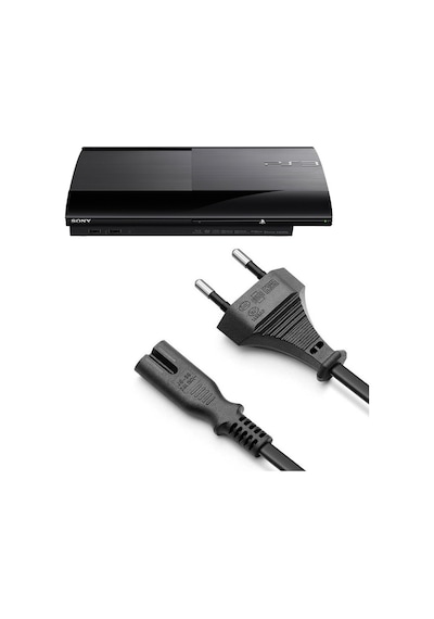 Ps3 Süper Slim Güç Kablosu 1.5m Playstation 3 Süper Slim Kasa Uyumlu Ps3 Kablo Yedek Parça