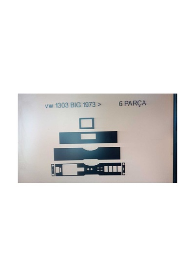 Wv 1303 Bıg 1972-1974 6 Parça Torpido Kaplama Renk Gri