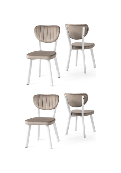 Star Demir Mutfak Sandalyesi 4 Lü Set 001