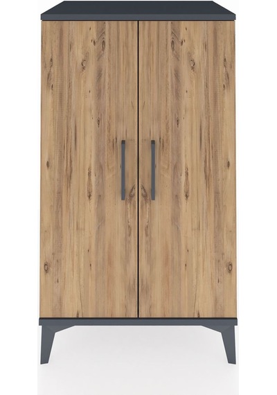Hyperion Komodin 2 Kapaklı 60x44x106 Antrasit-çam Antrasit