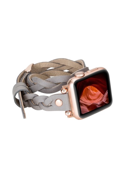 Apple Uyumlu Watch    Deri Kordon Peggy 38-40-41mm Dtrtrst9