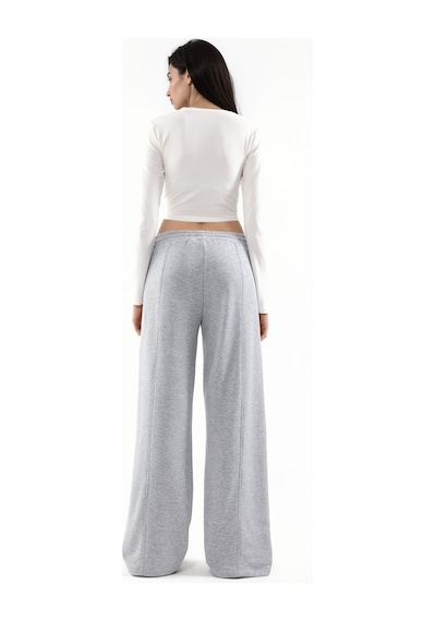 Hiccup Geniş Jogger Pantolon Açık Gri