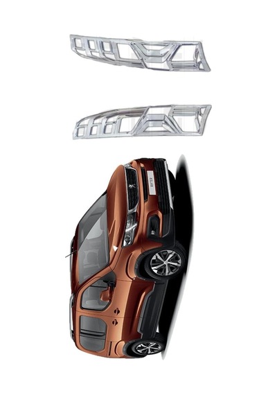 Peugeot Rifter 2019- Krom Stop Çerçevesi