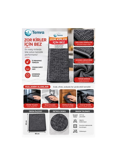 Çok Amaçlı Zor Kir Ve Yağ Bezi 40x40 - 941885701 Diğer