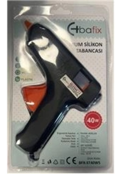 Bafix Mum Silikon Tabancası Siyah 40w Kdo