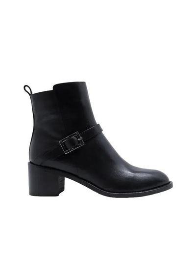 Poletto Hakiki Deri Sıyah Bot Topuklu 3176 23 Bfl S-2112 Siyah