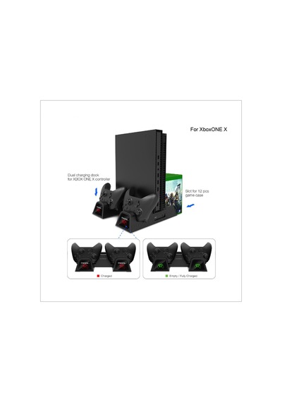 Dobe Xbox One S/X Led Göstergeli Fanlı Şarj Stand