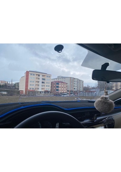 2012-2018 Modellerine Uygun Toyota Auris Torpido Koruma Halısı Siyah Kenar Renk Sarı