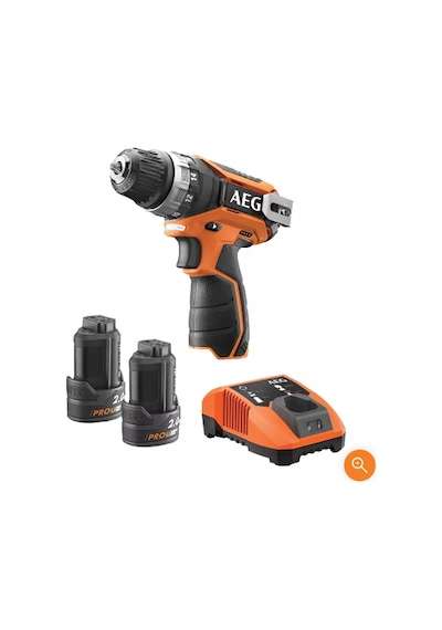 Aeg Bs12 C2 Lı Akülü Matkap 2x12 V 2.0 Ah