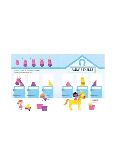 Usborne Fingerprint Activities Unicorns And Fairies