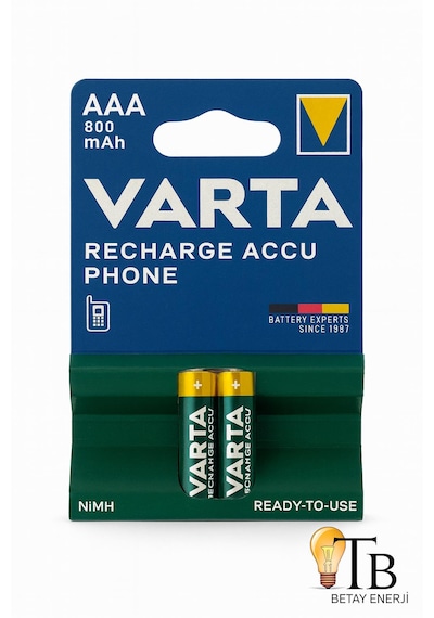 Varta Aaa 800 Mah Şarj Edilebilir Pil