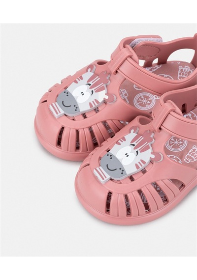 İgor Kız Çocuk Tobby Zebra Sandalet Nuevo Rosa S10373-383 Rose Gold - Siyah