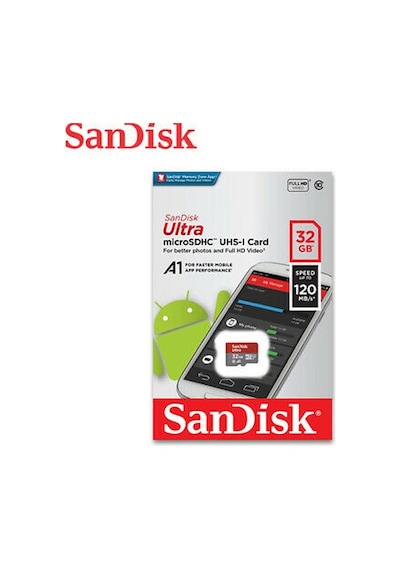 Sandisk Ultra SDSQUA4-032G-GN6MN 32 GB MicroSDHC A1 Class 10 UHS-I Hafıza Kartı