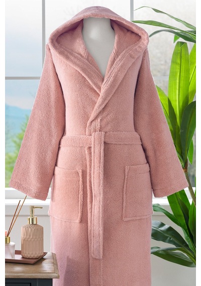 Özdilek Woven Kapüşonlu Bornoz Xl Tarçın