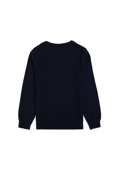 U.S. Polo Assn. Erkek Çocuk Lacivert Bisiklet Yaka Kazak 50293025-VR033