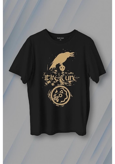 The Cure Crown Music Rock Baskılı Tişört Unisex T-shirt 001
