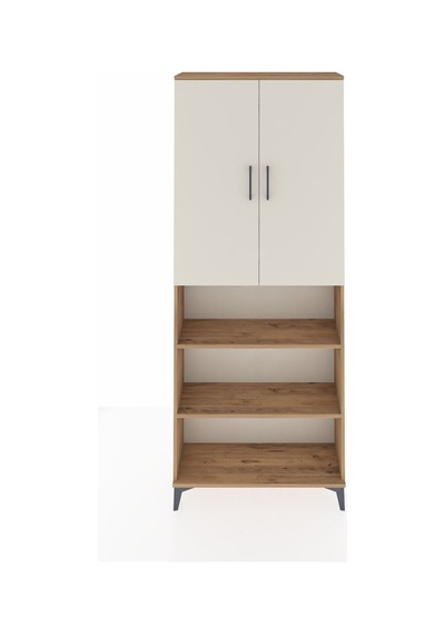 Arges Dolap 5 Raflı 2 Kapaklı 88x30x221 Çam-aytaşı Atlas Çam