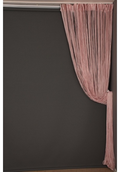 Ip Model Pudra Renk Ip Perde 300x270 Cm - 2 Mm Şerit