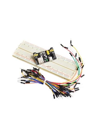 Alkatronik Breadboard Güç Kaynağı Modülü Breadboard Power Modül 3.3v 5v Prototip Devre Test Standart