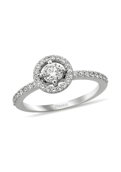 Pirnus Diamond Tektas Yüzük 14 Ayar Altın Gramı : 1.87