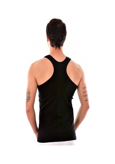 Erkek Sporcu Atlet Rambo Yüzücü Atlet 6'lı Paket 0058 Siyah