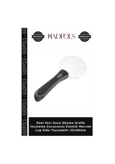 Özel Seri Gece Okuma Grafik İnceleme Çerçevesiz Estetik Mercek Lup Elde Taşınabilir 25x90mm
