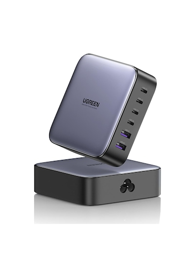 Ugreen Nexode 200W GaN II 6 Portlu Masaüstü Hızlı Şarj Cihazı İstasyonu