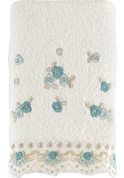 Arliva Home Meltem Bukle Nakışlı Havlu 30x50 Açık Kahve