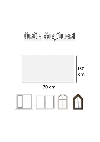 Yapışkanlı Sineklik 130x150 Cm Uzun Ömürlü Sinek Böcek Engelleyici Tül Pimapen Pencere Için Tel Poly