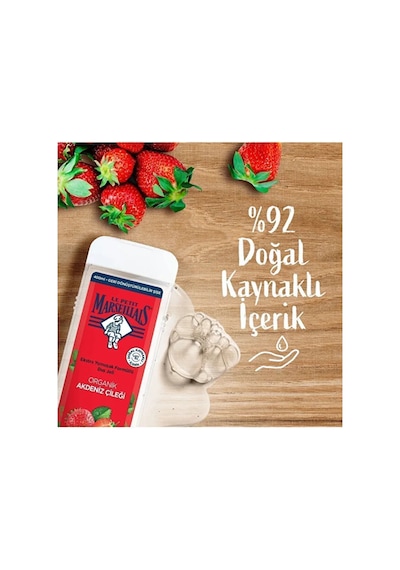 Le Petit Marseillais Akdeniz Çileği Banyo ve Duş Jeli 3 x 400 ML