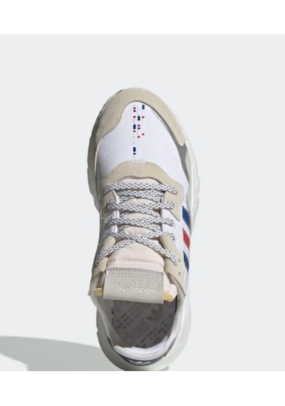 Adidas Eh1293 Nıte Jogger Erkek Spor Ayakkabı Beyaz - Gri - Kırmızı