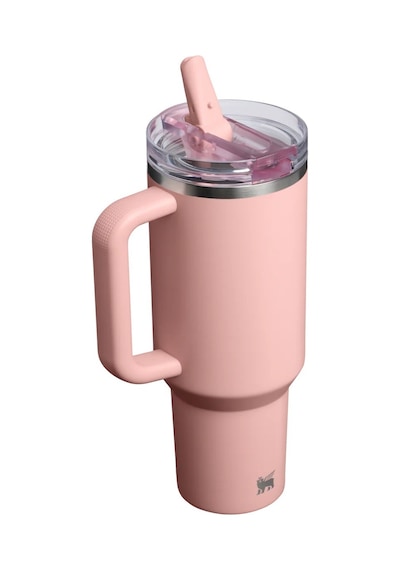 Stanley The Quencher Protour Flip Straw Tumbler Peach Rose Pembe