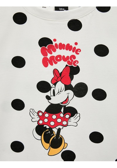 Koton Minnie Mouse Baskılı Pamuklu Bisiklet Yaka Lisanslı Tişört Ekru Desenli 6skg10695ak Koton Minnie Mouse Baskılı Pamuklu Bisiklet Yaka Lisanslı Tişört Ekru Desenli 6skg10695ak