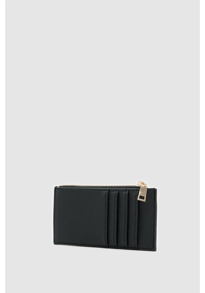 Shule Bags Linn Dokulu Kadın Kartlık Siyah