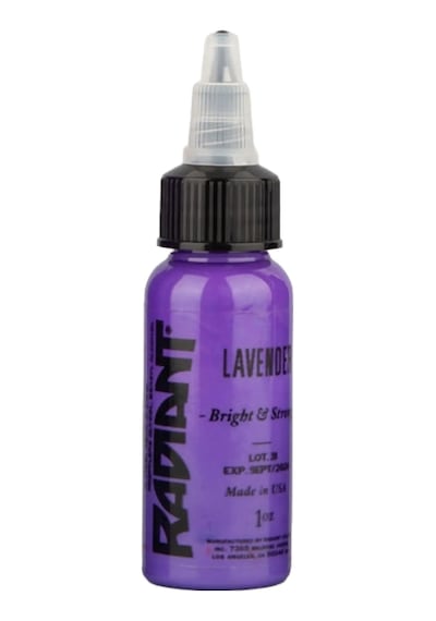 Lavender Radiant Dövme Boyası 30ml Yoğun Mor Profesyonel Tattoo Ink
